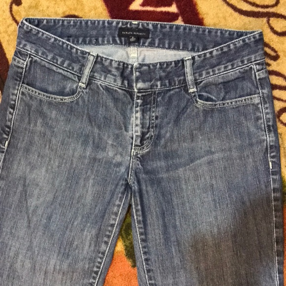 Banana republic stretch capris sz 8 like brand new - Picture 2 of 8